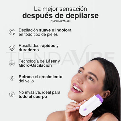 FINISHING TOUCH Depiladora tactil y facil de usar